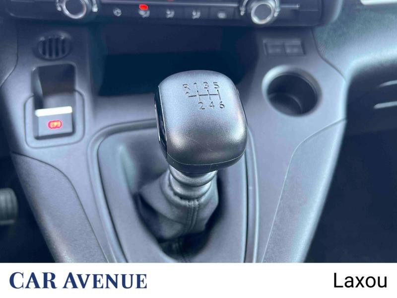Occasion PEUGEOT Partner M 650kg BlueHDi 100ch S&S Cabine Multiflex 3 places Pack Asphalt Connect 2024 Blanc Icy 22227 € à Nancy