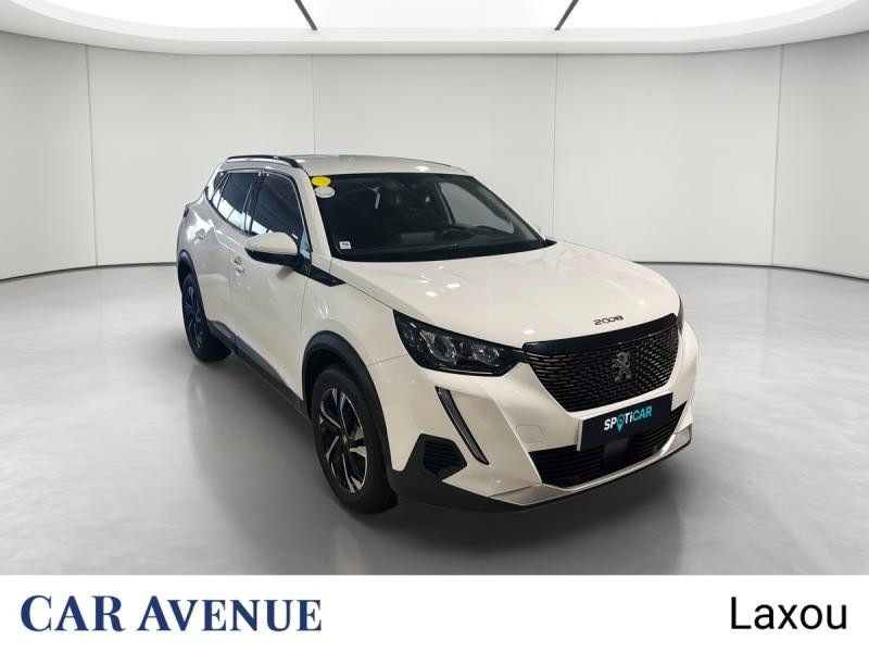 Occasion PEUGEOT 2008 1.2 PureTech 130ch S&S Allure 2021 Blanc banquise (O) 15528 € à Nancy