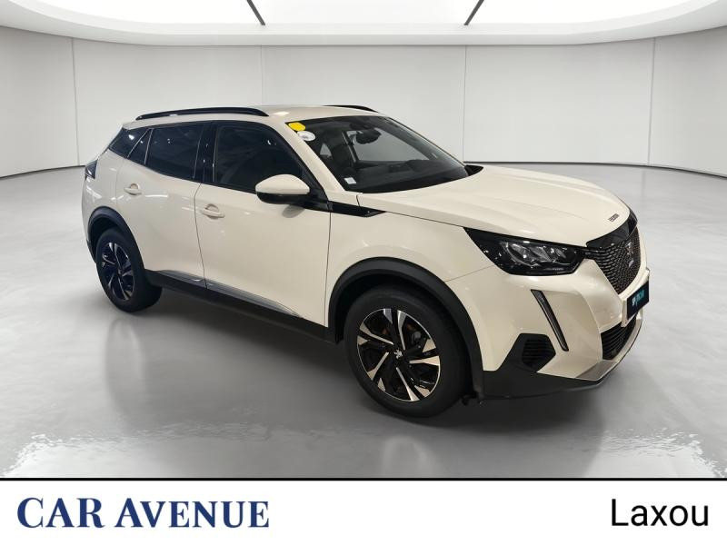 Occasion PEUGEOT 2008 1.2 PureTech 130ch S&S Allure 2021 Blanc banquise (O) 15528 € à Nancy