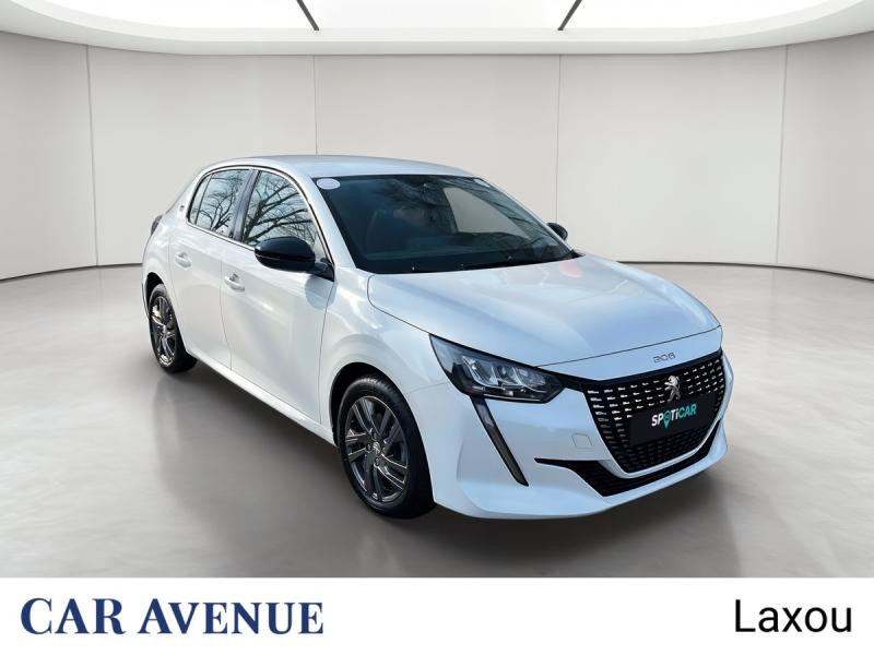 Occasion PEUGEOT 208 1.2 PureTech 100ch S&S Style 2022 Blanc Banquise (O) 13456 € à Nancy