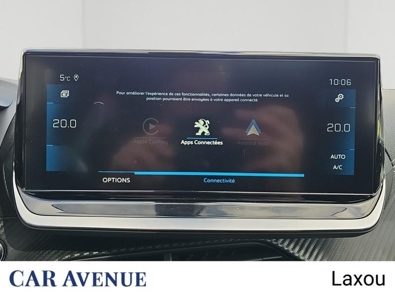 Occasion PEUGEOT 208 1.2 PureTech 100ch S&S GT EAT8 2021 Noir Perla Nera (M) 16573 € à Nancy