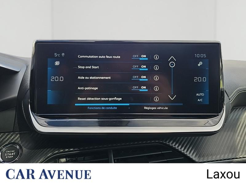 Occasion PEUGEOT 208 1.2 PureTech 100ch S&S GT EAT8 2021 Noir Perla Nera (M) 16573 € à Nancy