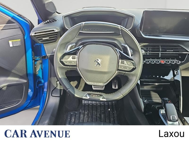 Occasion PEUGEOT 208 1.2 PureTech 100ch S&S GT EAT8 2021 Noir Perla Nera (M) 16573 € à Nancy