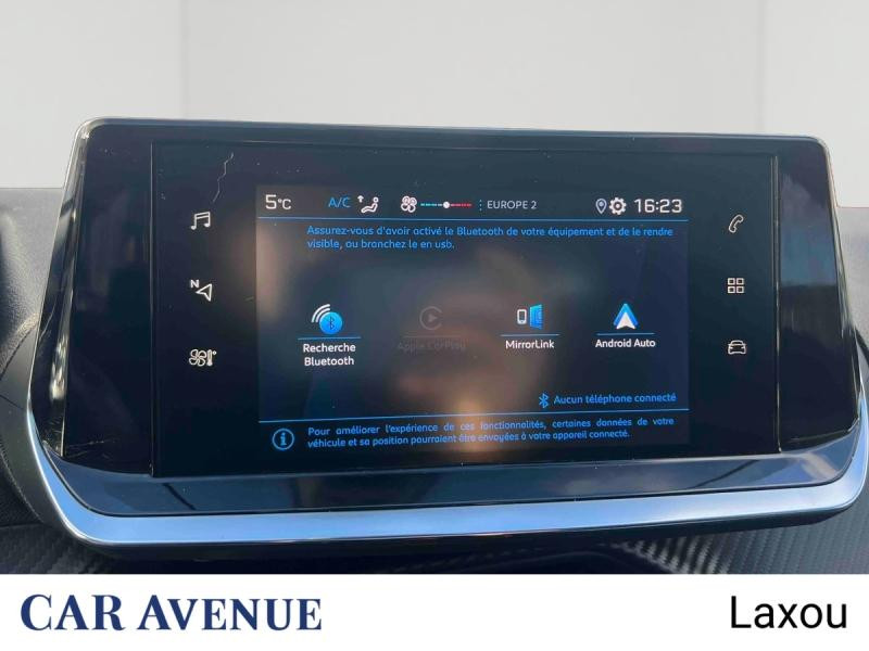 Occasion PEUGEOT 208 1.2 PureTech 75ch S&S Style 2021 Noir Perla Nera (M) 11513 € à Nancy