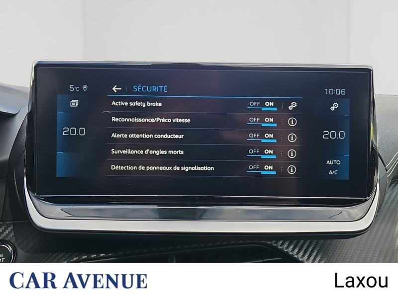 Occasion PEUGEOT 208 1.2 PureTech 100ch S&S GT EAT8 2021 Noir Perla Nera (M) 16573 € à Nancy