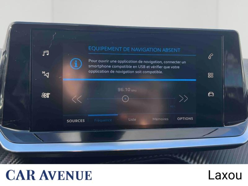 Occasion PEUGEOT 208 1.2 PureTech 75ch S&S Style 2021 Noir Perla Nera (M) 11513 € à Nancy