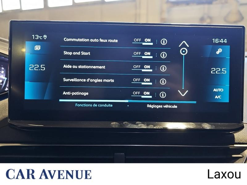 Occasion PEUGEOT 5008 1.2 PureTech 130ch S&S Allure Pack 2021 Bleu Célèbes (M) 20578 € à Nancy