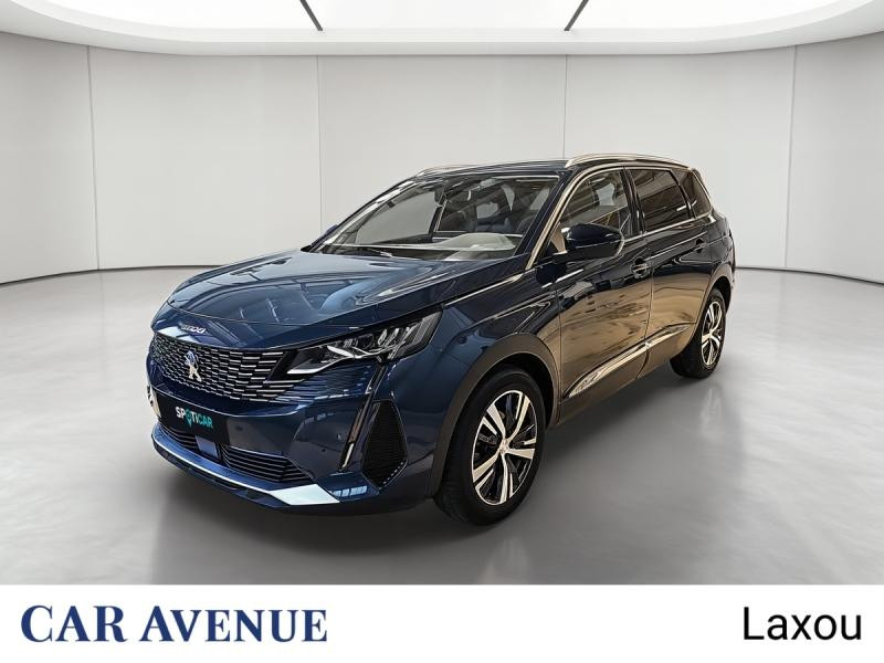 Occasion PEUGEOT 5008 1.2 PureTech 130ch S&S Allure Pack 2021 Bleu Célèbes (M) 20578 € à Nancy