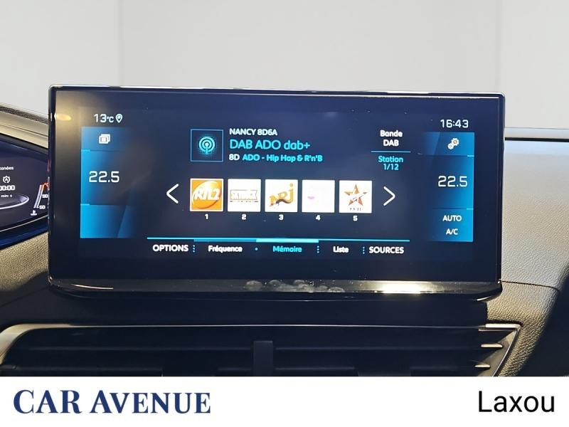 Occasion PEUGEOT 5008 1.2 PureTech 130ch S&S Allure Pack 2021 Bleu Célèbes (M) 20578 € à Nancy