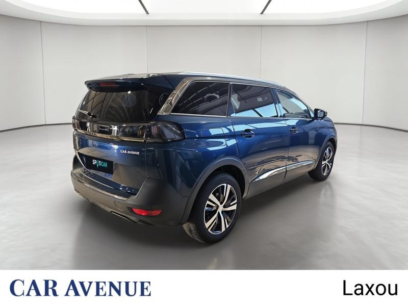 Occasion PEUGEOT 5008 1.2 PureTech 130ch S&S Allure Pack 2021 Bleu Célèbes (M) 20578 € à Nancy