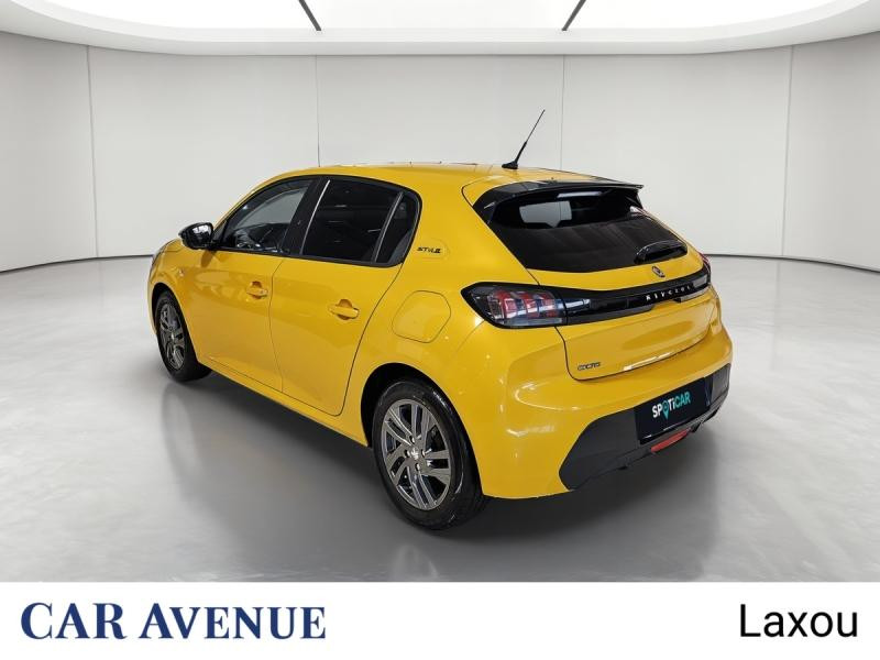 Occasion PEUGEOT 208 1.2 PureTech 75ch S&S Style 2022 Jaune 10773 € à Nancy