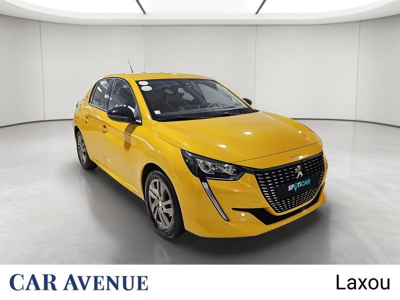 Occasion PEUGEOT 208 1.2 PureTech 75ch S&S Style 2022 Jaune 10773 € à Nancy