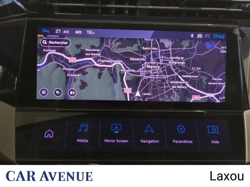 Occasion PEUGEOT 308 1.2 PureTech 130ch S&S Allure Pack 2021 Gris Artense (M) 16955 € à Nancy