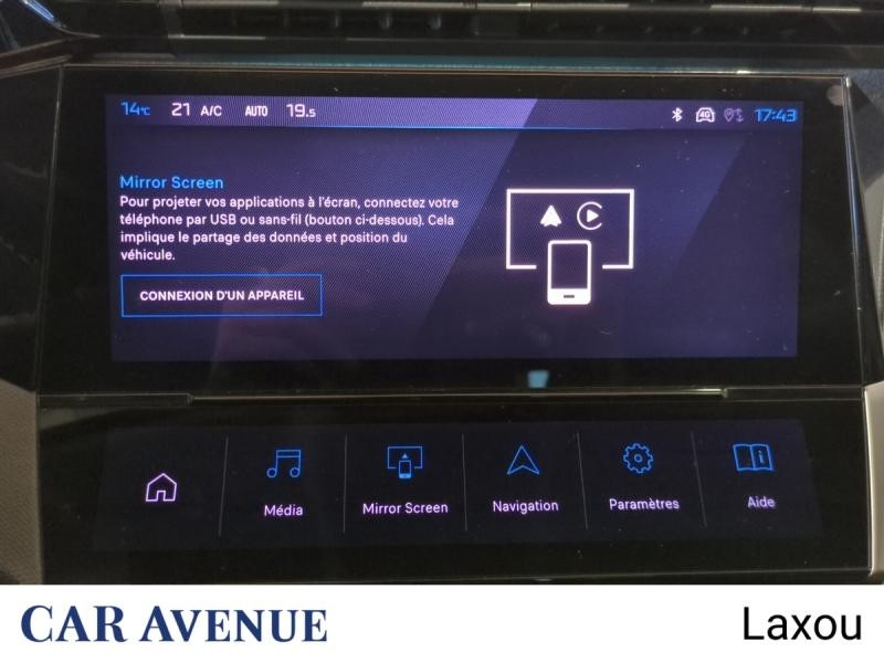 Occasion PEUGEOT 308 1.2 PureTech 130ch S&S Allure Pack 2021 Gris Artense (M) 16955 € à Nancy