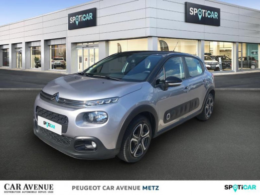 Occasion CITROEN C3 BlueHDi 100ch Shine Business S&S E6.d-TEMP BVM5 2019 Gris Acier - Noir Onyx 14 490 € à Metz Borny