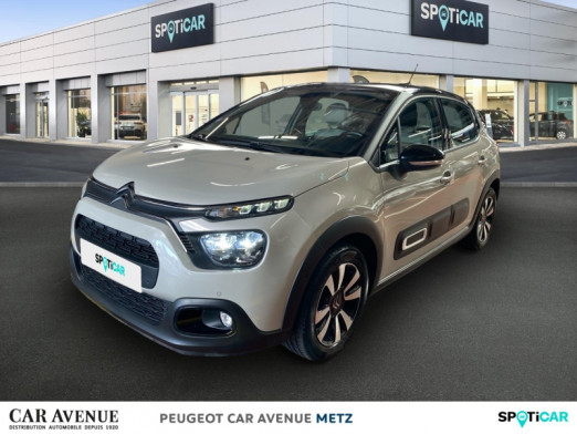 Occasion CITROEN C3 1.2 PureTech 83ch S&S Shine 2020 Sable (N) - Noir Onyx 12 990 € à Metz