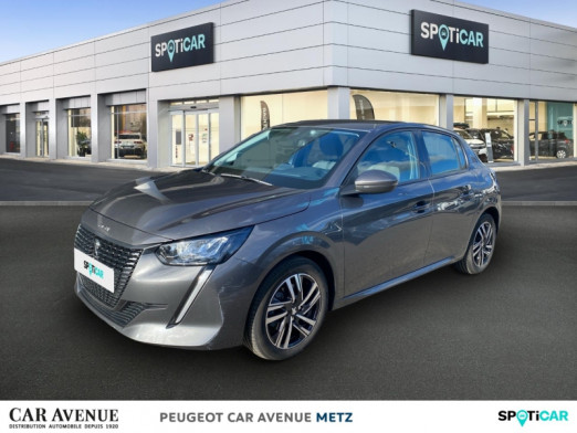 Occasion PEUGEOT 208 1.2 PureTech 100ch S&S Allure 2020 Gris Platinium 13 990 € à Metz