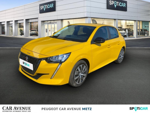 Occasion PEUGEOT 208 1.2 PureTech 75ch S&S Active Pack 2022 Jaune 15 490 € à Metz