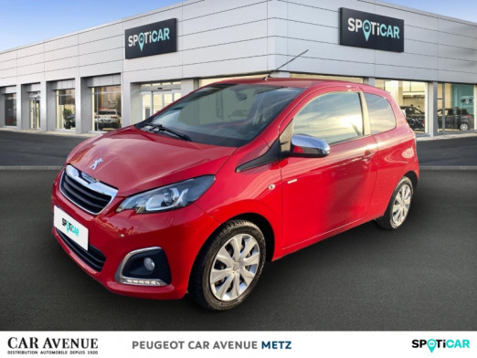 Used PEUGEOT 108 VTi 72 Style 3p 2018 Rouge Scarlet (O) € 9,290 in Metz