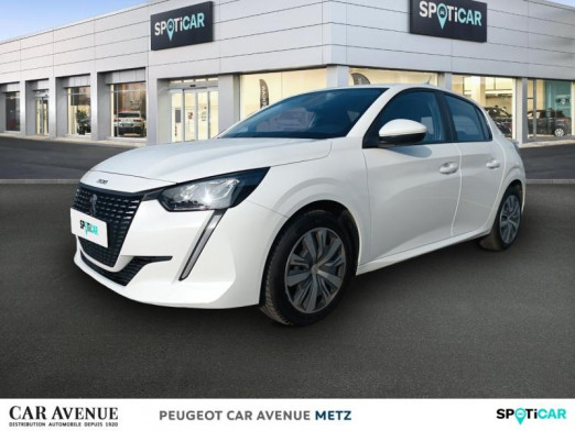 Used PEUGEOT 208 1.2 PureTech 75ch S&S Active 2020 Blanc Banquise (O) € 11,890 in Metz