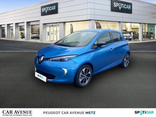 Occasion RENAULT Zoe Intens charge normale R90 2018 Bleu Foudre 9 990 € à Metz