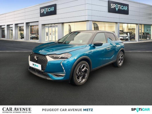 Used DS DS 3 Crossback PureTech 130ch Grand Chic Automatique 7cv 2021 Bleu Millenium - Toit Noir Perla Nera € 21,990 in Metz