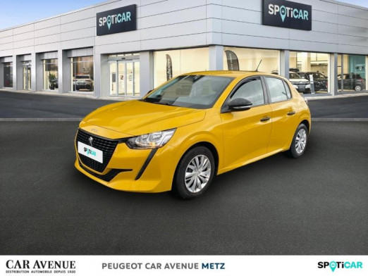 Occasion PEUGEOT 208 1.2 PureTech 75ch S&S Like 2021 Jaune 10 990 € à Metz