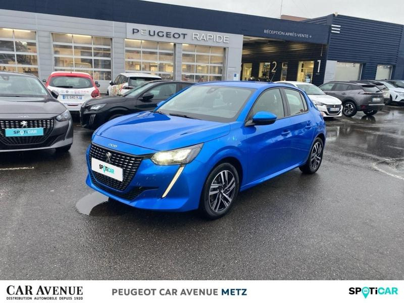 Occasion PEUGEOT 208 1.2 PureTech 100ch S&S Allure 118g 2021 Bleu Vertigo (V) 12990 € à Metz