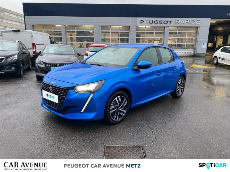 Occasion PEUGEOT 208 1.2 PureTech 100ch S&S Allure 2020 Bleu Vertigo 12990 € à Metz