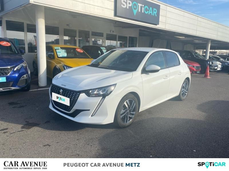 Occasion PEUGEOT 208 1.2 PureTech 100ch S&S Allure EAT8 2021 Blanc Banquise (O) 14490 € à Metz