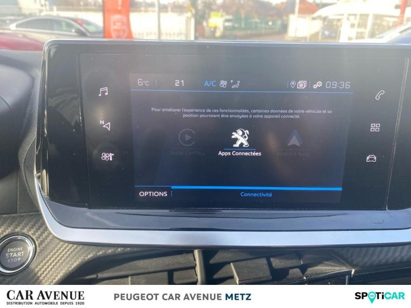 Occasion PEUGEOT 208 1.2 PureTech 100ch S&S Allure EAT8 2021 Blanc Banquise (O) 14490 € à Metz