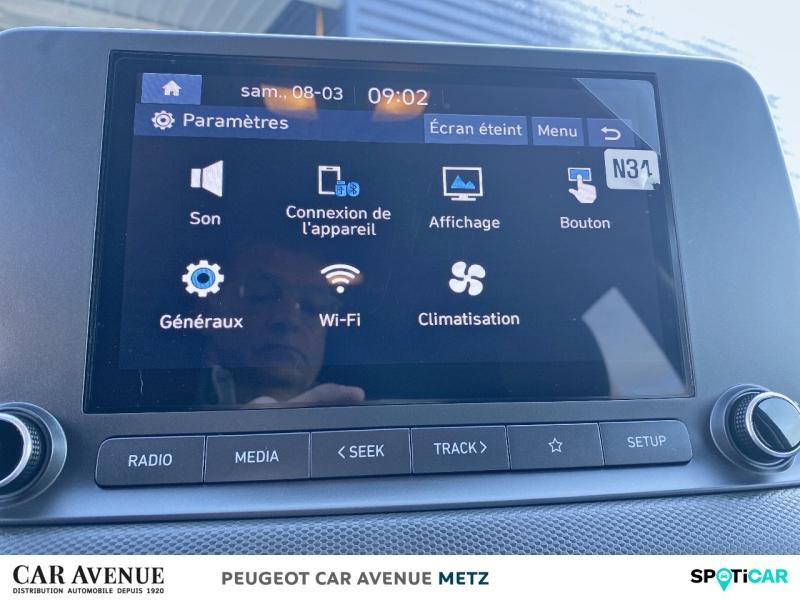 Occasion HYUNDAI Kona 1.6 GDi 141ch Hybrid Intuitive DCT-6 2023 Cyber Grey Métal 21489 € à Metz