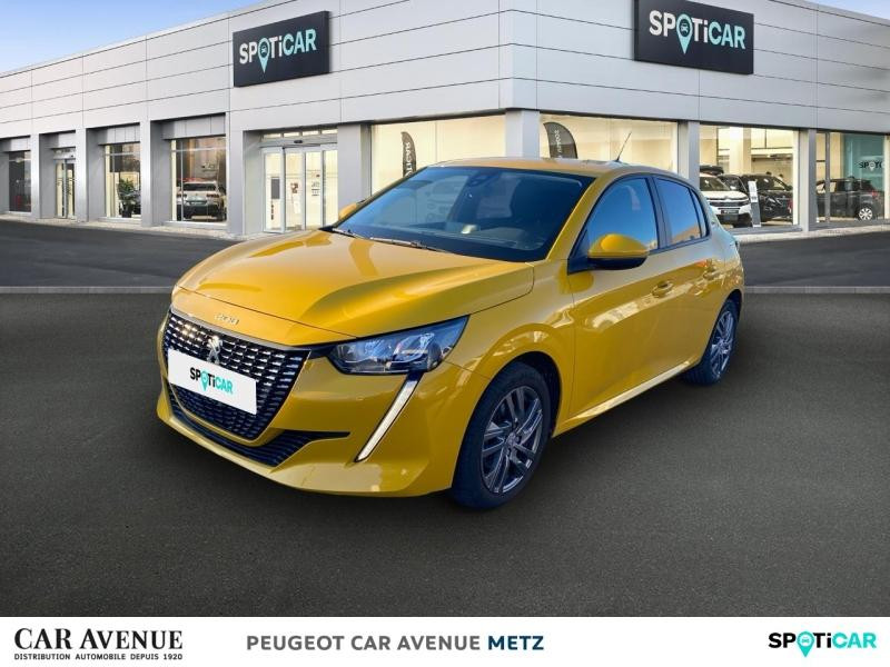 Occasion PEUGEOT 208 1.2 PureTech 100ch S&S Style 118g 2020 Jaune 12490 € à Metz