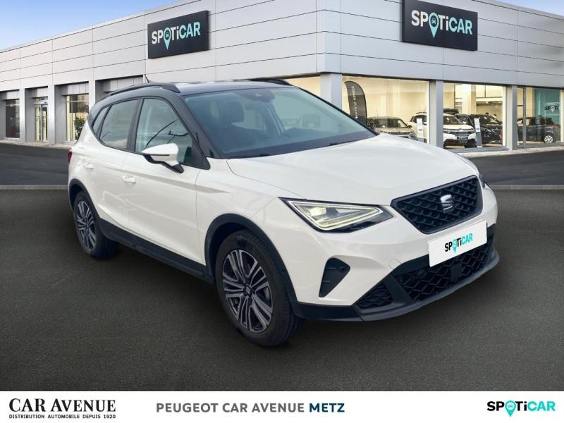 Used SEAT Arona 1.0 TSI 115ch Copa DSG7 2024 Blanc Nevada Métal/Toit Noir Minuit € 21490 in Metz