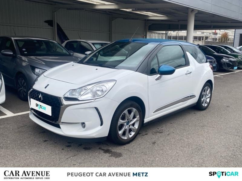 Occasion DS DS 3 Cabrio PureTech 110ch So Chic S&S 2017 Blanc Banquise (O) 10990 € à Metz