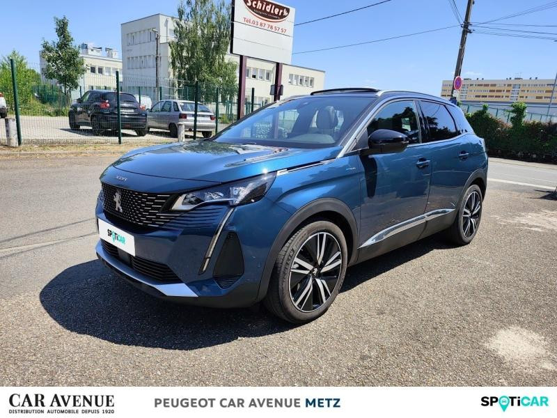 Occasion PEUGEOT 3008 HYBRID 225ch GT Pack e-EAT8 2021 Bleu Célèbes (M) 21490 € à Metz