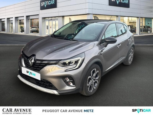 Occasion RENAULT Captur 1.6 E-Tech hybride 145ch Intens -21 2021 Gris Cassiopée/Noir Etoilé 16 990 € à Metz