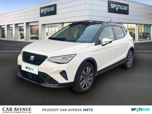 Occasion SEAT Arona 1.0 TSI 115ch Copa DSG7 2024 Blanc Nevada Métal/Toit Noir Minuit 21 490 € à Metz