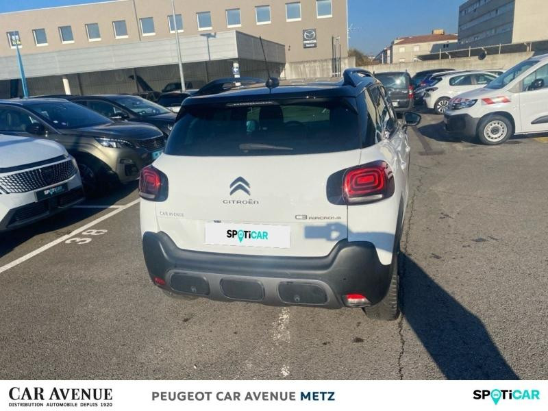 Occasion CITROEN C3 Aircross PureTech 130ch S&S Shine Pack EAT6 2021 Blanc Banquise (O) + Noir Perla Nera 14490 € à Metz
