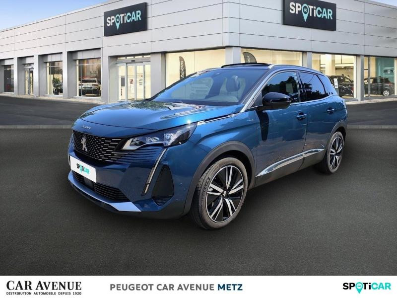Occasion PEUGEOT 3008 HYBRID 225ch GT Pack e-EAT8 2021 Bleu Célèbes (M) 21490 € à Metz