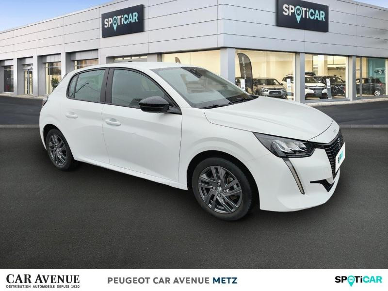 Occasion PEUGEOT 208 1.2 PureTech 100ch S&S Active Pack 2022 Blanc Banquise (O) 12089 € à Metz