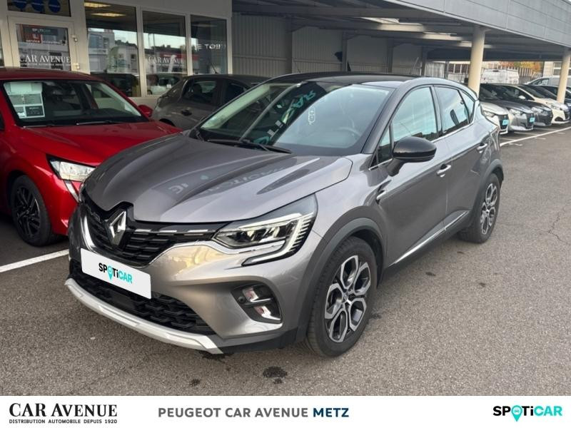 Occasion RENAULT Captur 1.6 E-Tech hybride 145ch Intens -21 2021 Gris Cassiopée/Noir Etoilé 16990 € à Metz