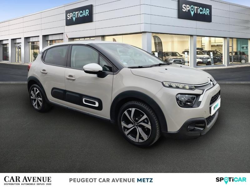 Occasion CITROEN C3 1.2 PureTech 110ch S&S Shine Pack  EAT6 2021 Sable (N) - Blanc Opale 14490 € à Metz
