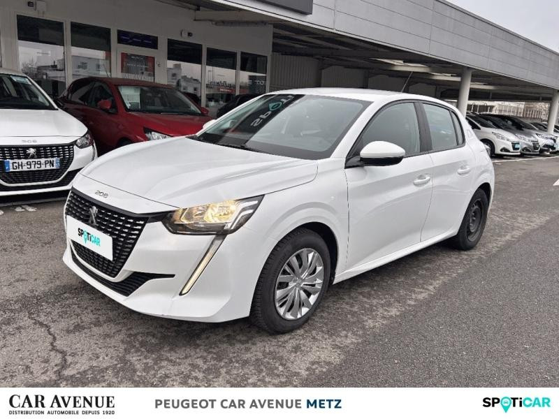 Used PEUGEOT 208 1.2 PureTech 75ch S&S Active 2021 Blanc Banquise (O) € 10590 in Metz
