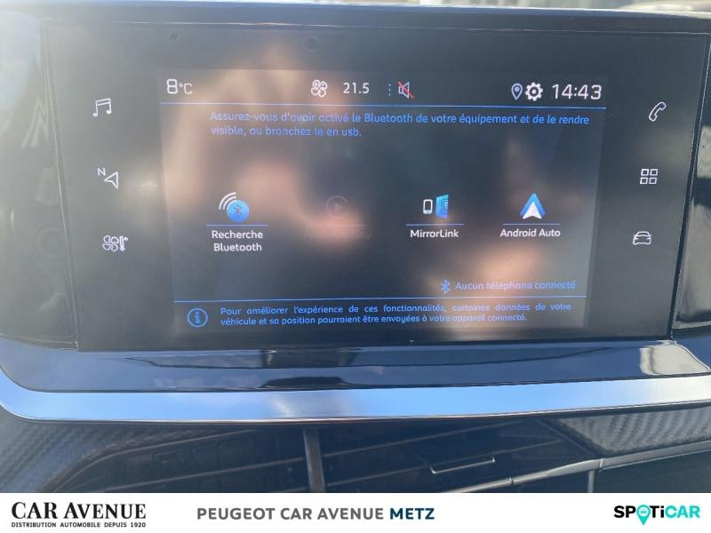 Used PEUGEOT 2008 1.2 PureTech 100ch S&S Allure 2021 Noir Perla Nera (M) € 14290 in Metz