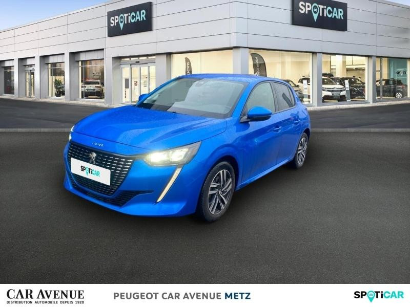 Occasion PEUGEOT 208 1.2 PureTech 100ch S&S Allure 118g 2021 Bleu Vertigo (V) 14590 € à Metz