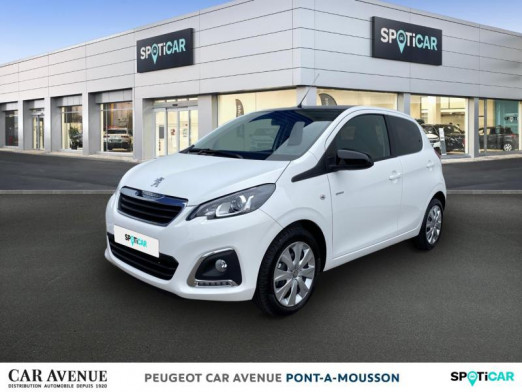 Occasion PEUGEOT 108 VTi 72 Style S&S 4cv 5p 2021 Blanc Oural (O) 13 235 € à Pont-à-Mousson