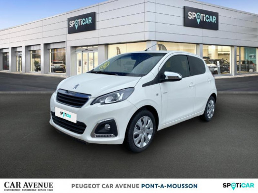 Occasion PEUGEOT 108 VTi 72 Style S&S 4cv 5p 2020 Blanc Lipizan 11 891 € à Pont-à-Mousson