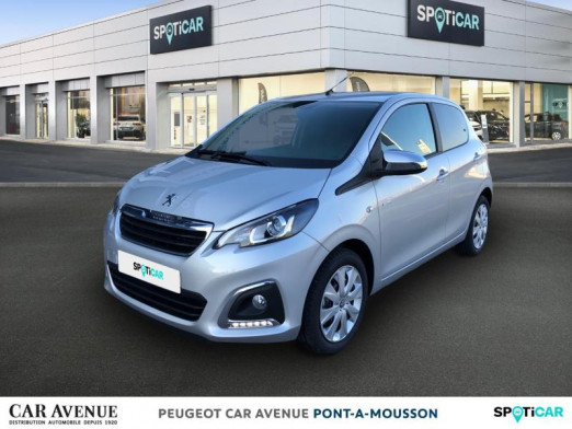 Occasion PEUGEOT 108 VTi 72 Style S&S 4cv 5p 2021 Gris Gallium (M) 13 306 € à Pont-à-Mousson