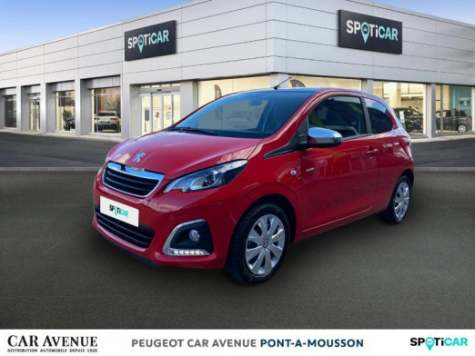 Occasion PEUGEOT 108 VTi 72 Style S&S 4cv 3p 2021 Rouge Scarlet (O) 11 996 € à Pont-à-Mousson